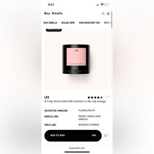 Boy Smells Candle - LES